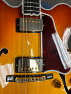 Pre-owned Gibson L5 double-cutaway semi-hollow electric guitar Iced Tea finish with dual humbuckers