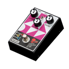 Maestro Agena envelope filter pedal magenta finish with three control knobs