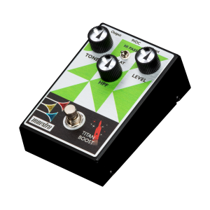 Maestro Titan Boost guitar pedal green finish with three control knobs