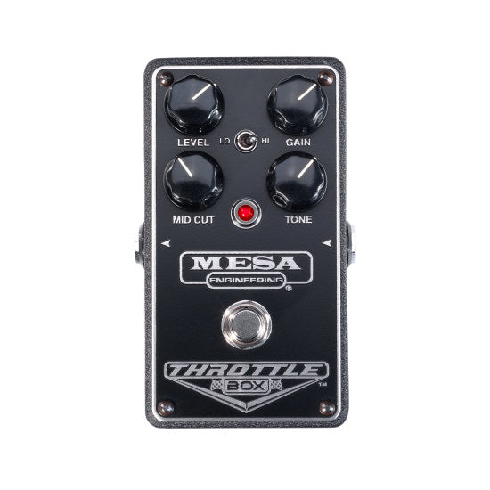Mesa Boogie Throttle Box overdrive pedal black finish with mid-cut control
