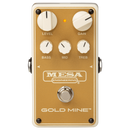 Mesa Boogie Gold Mine overdrive pedal gold finish with five control knobs