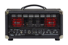Mezzabarba Skill 30W guitar amplifier head black tolex with red speaker grille