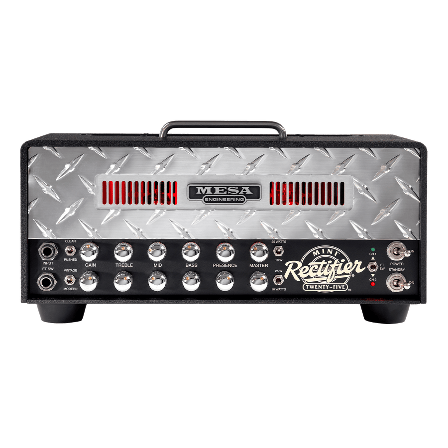 Mesa Boogie Mini Rectifier 25 tube amplifier head with dual channels and EQ controls