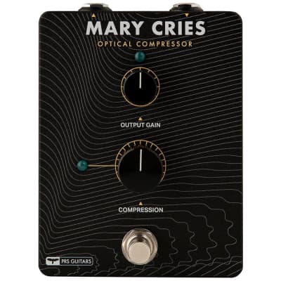 Paul Reed Smith Mary Cries Optical Compressor pedal black finish with dual control knobs