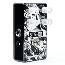 Catalin Bread STS-88 Flanger Reverb pedal black and white graphic finish with four knobs