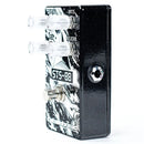 Catalinbread STS-88 Flanger Reverb pedal black and white graphic design dual footswitches