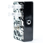 Catalinbread STS-88 Flanger Reverb pedal black and white graphic design dual footswitches