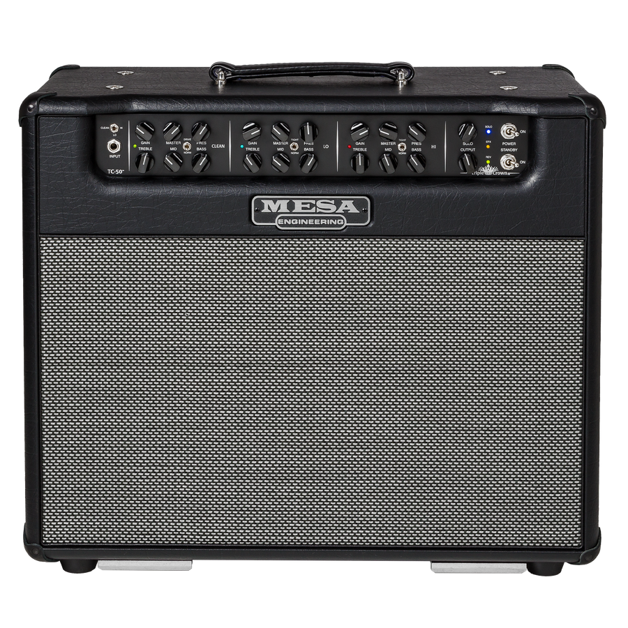 Mesa Boogie Triple Crown 50 1x12 combo amplifier black with dual-channel EQ controls