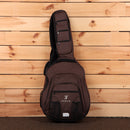 Furch Blue OM/CMA natural acoustic guitar case with multiple compartments