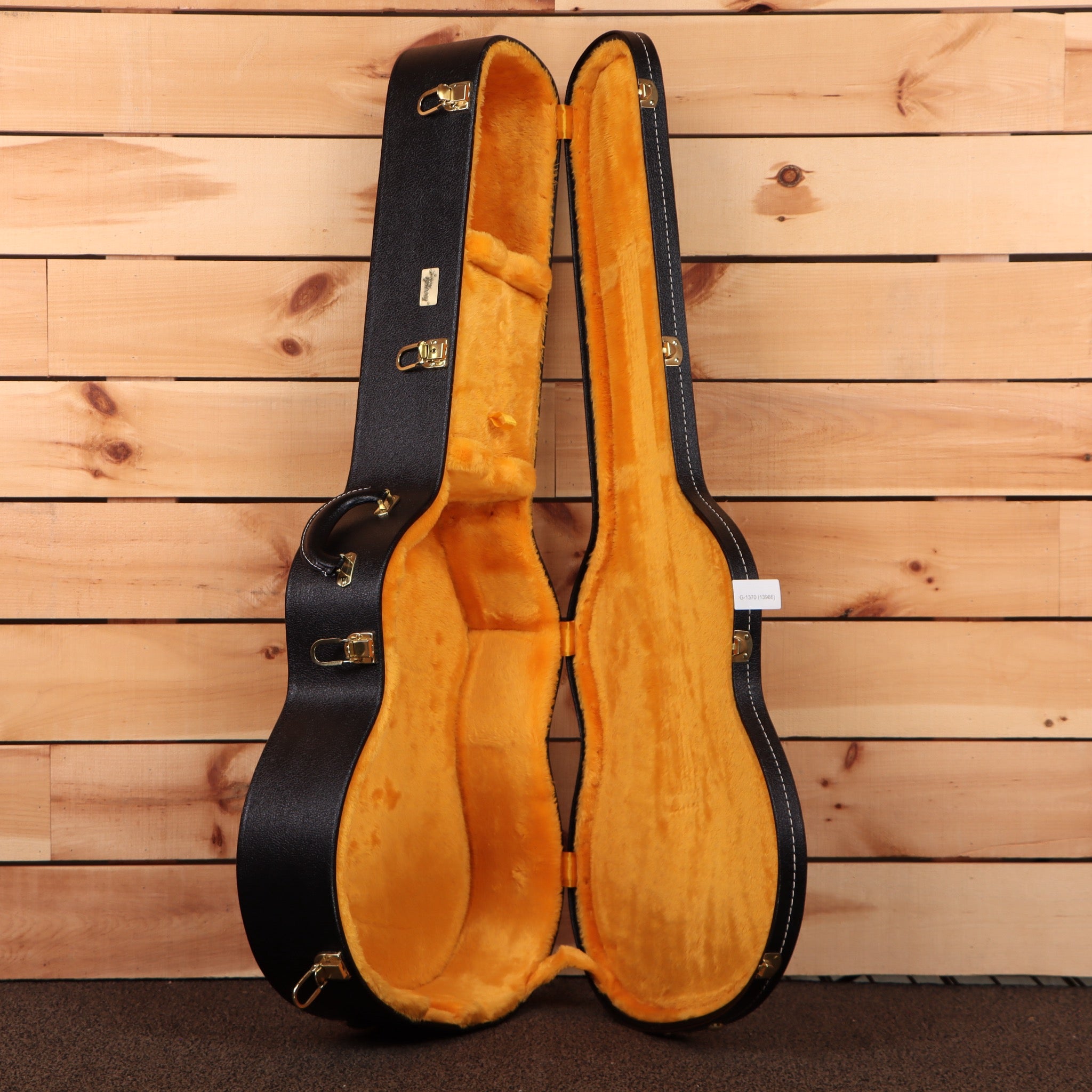 Gibson 1963 Country Western acoustic guitar heavy aged smoked natural finish with orange velvet interior case