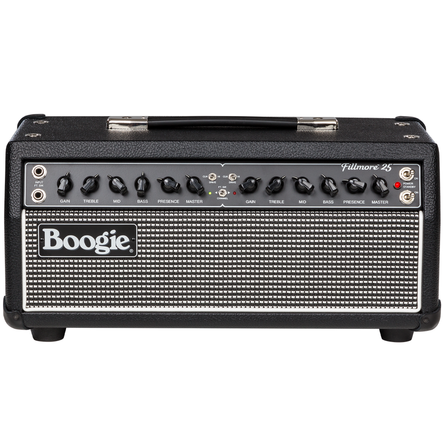 Mesa Boogie Fillmore 25 guitar amplifier head with dual EQ sections and presence controls