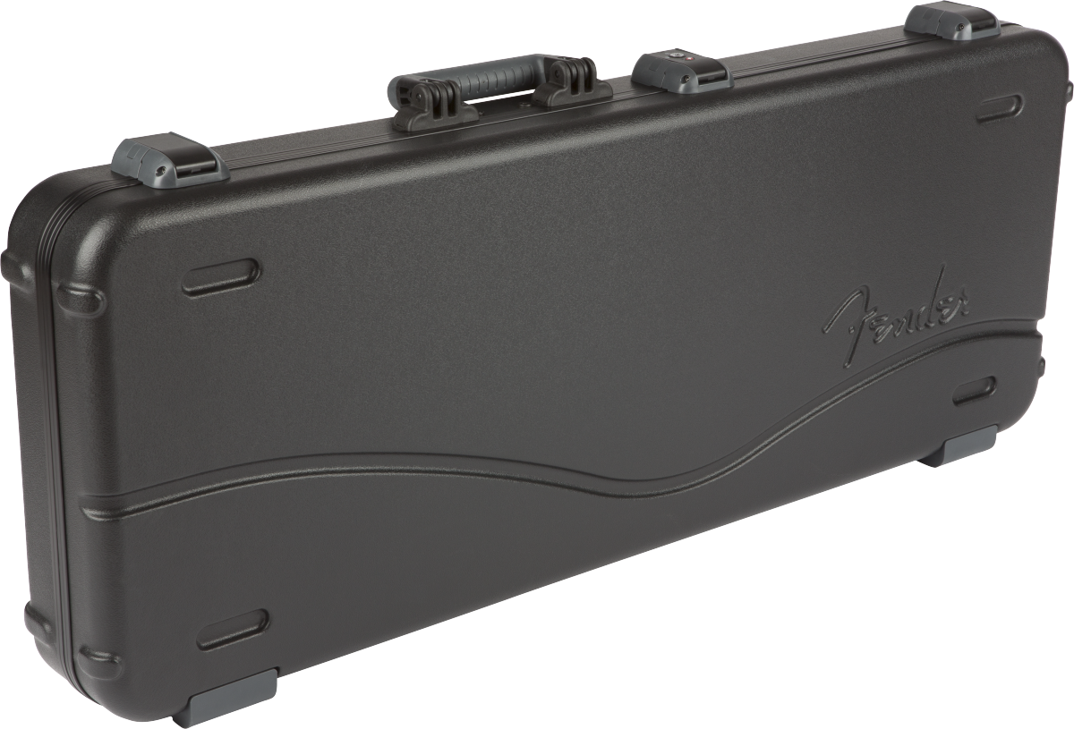 Fender Deluxe Molded Case Stratocaster Telecaster black hard case with carrying handles
