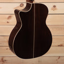 Eastman AC822CEFF acoustic guitar natural finish with white binding and cutaway