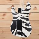 Charvel Satchel Signature ProMod DK22 HH FR electric guitar satin white bengal stripe dual humbuckers