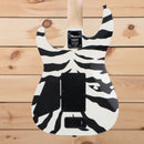 Charvel Satchel Signature ProMod DK22 HH FR M electric guitar Satin White Bengal with dual humbuckers