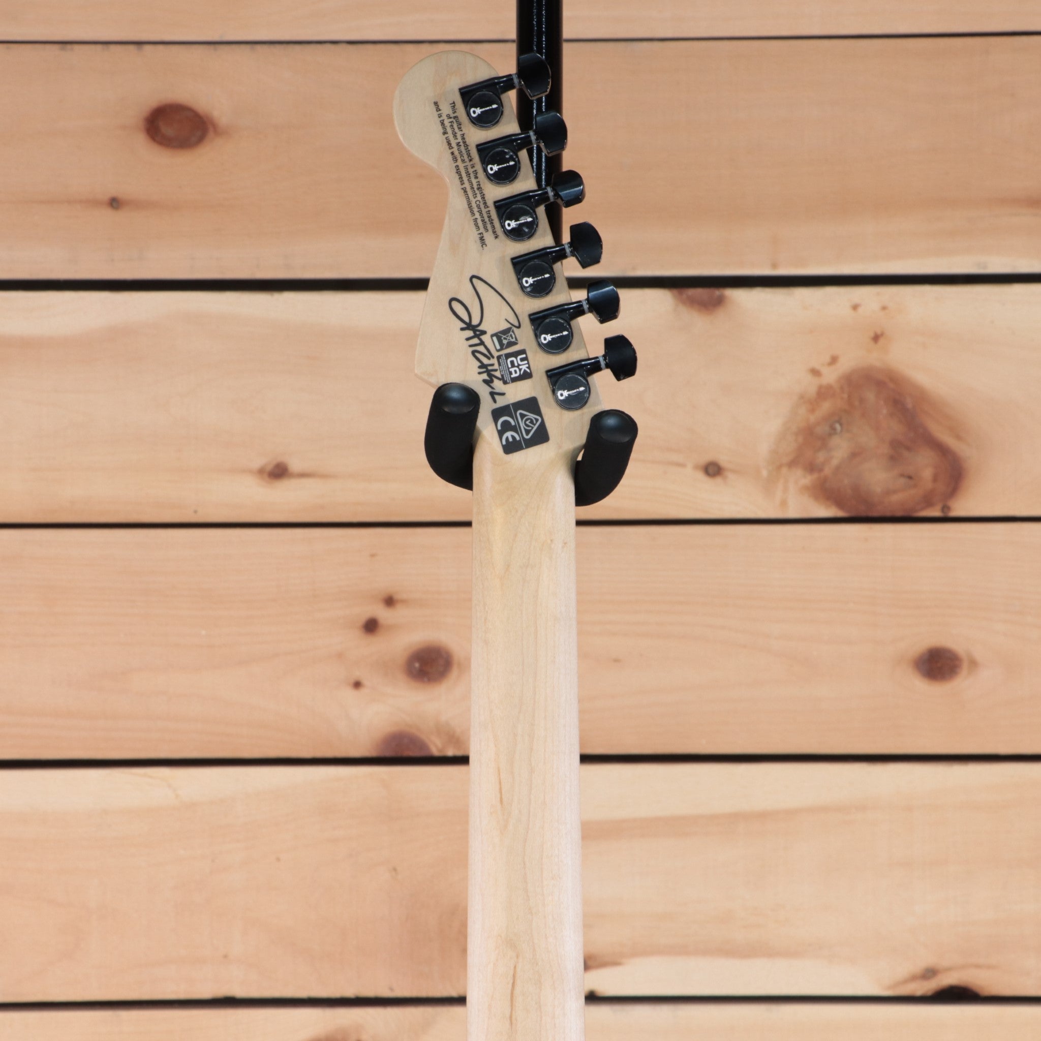 Charvel Satchel Signature ProMod DK22 HH FR electric guitar satin white with dual humbuckers and maple neck