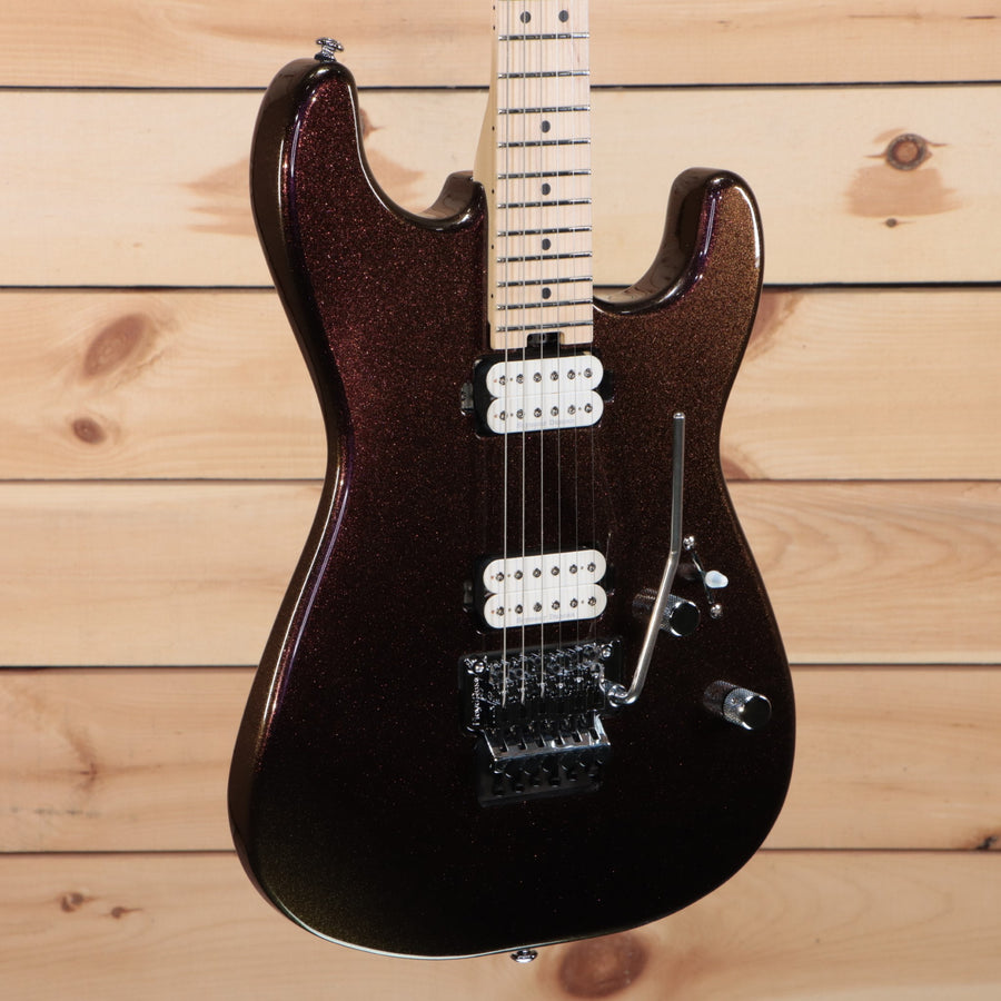 Charvel ProMod San Dimas Style 1 HH FR electric guitar Chameleon finish with dual humbuckers and Floyd Rose tremolo