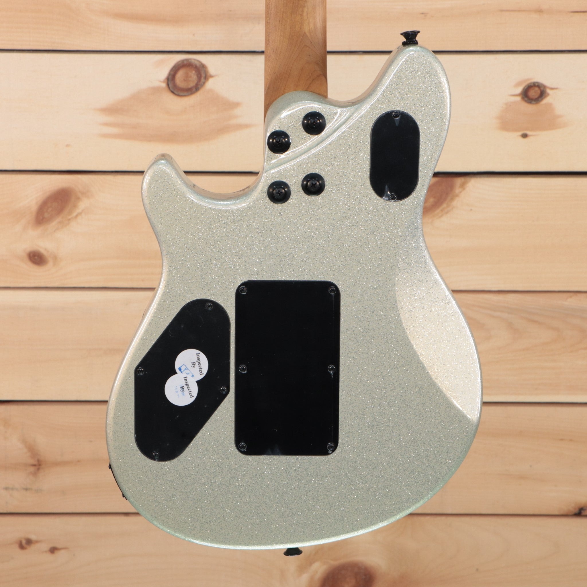 EVH Wolfgang WG Standard electric guitar Silver Sparkle with dual humbuckers and maple neck