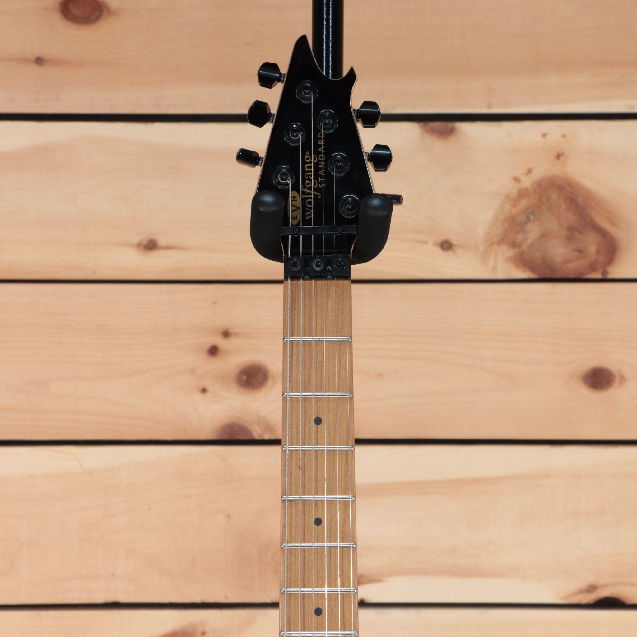 EVH Wolfgang WG Standard electric guitar Silver Sparkle with maple neck and humbucker pickups