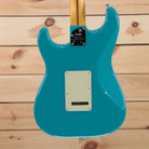 Fender American Professional II Stratocaster electric guitar Miami Blue with single-coil pickups