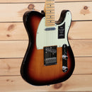 Fender Player Plus Telecaster electric guitar 3-Color Sunburst with mint green pickguard and maple neck