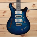 Paul Reed Smith Special Semi-Hollow electric guitar Aquamarine Black Burst with three-pickup configuration and f-hole design