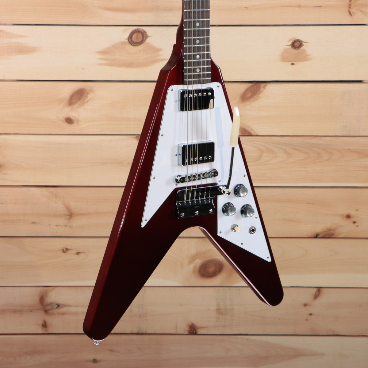 Gibson 1967 Flying V with Vibrola - Sparkling Burgundy – Righteous 
