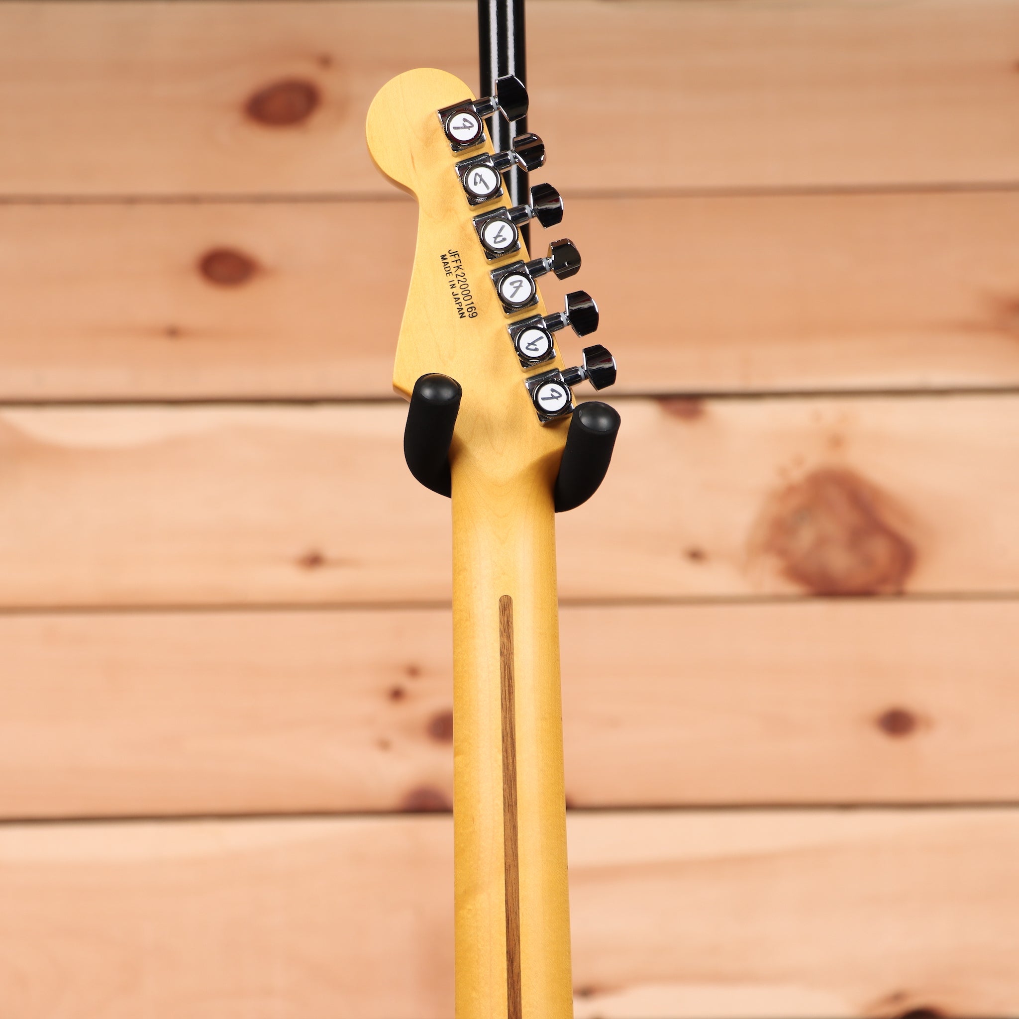 Fender Aerodyne Special Stratocaster HSS electric guitar Hot Rod Burst with black headstock tuners