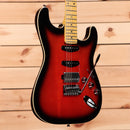 Fender Aerodyne Special Stratocaster HSS electric guitar Hot Rod Burst with Floyd Rose tremolo system