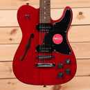 Fender Jim Adkins JA-90 Telecaster semi-hollow electric guitar Crimson Red with Seymour Duncan pickups