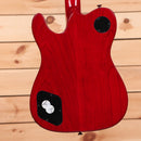 Fender Jim Adkins JA-90 Telecaster electric guitar Crimson Red Transparent with single-coil pickups