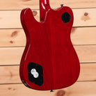 Fender Jim Adkins JA-90 Telecaster electric guitar Crimson Red Transparent with single-coil pickups
