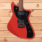 Fender Player Plus Meteora HH electric guitar Fiesta Red with dual humbucker pickups