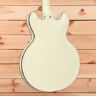 Gibson 1964 Trini Lopez semi-hollowbody electric guitar Classic White with f-holes and black binding
