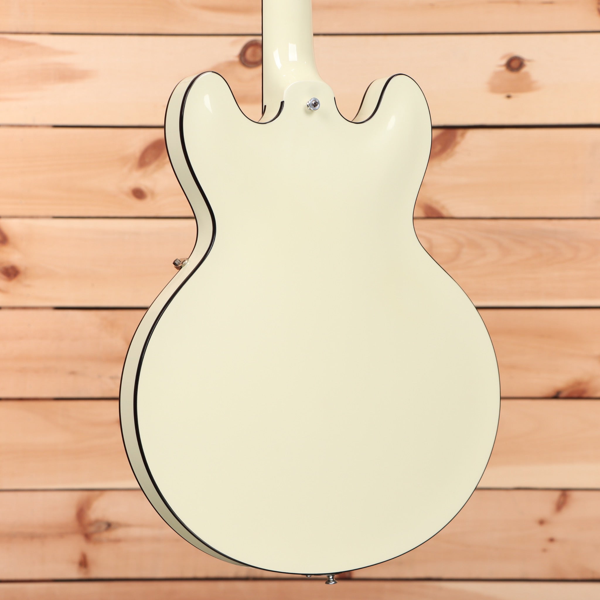 Gibson 1964 Trini Lopez semi-hollowbody electric guitar Classic White with f-holes and black binding