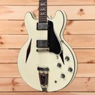 Gibson 1964 Trini Lopez semi-hollow electric guitar Classic White with dual humbuckers and f-holes