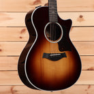 Taylor 412ce Grand Concert acoustic-electric guitar Tobacco Sunburst with venetian cutaway