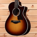 Taylor 412ce Grand Concert acoustic-electric guitar Tobacco Sunburst with venetian cutaway
