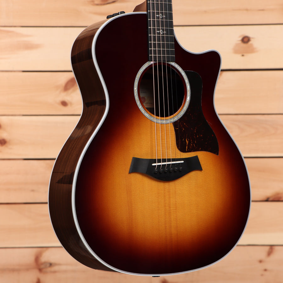 Taylor 414ce Grand Auditorium acoustic-electric guitar tobacco sunburst with venetian cutaway