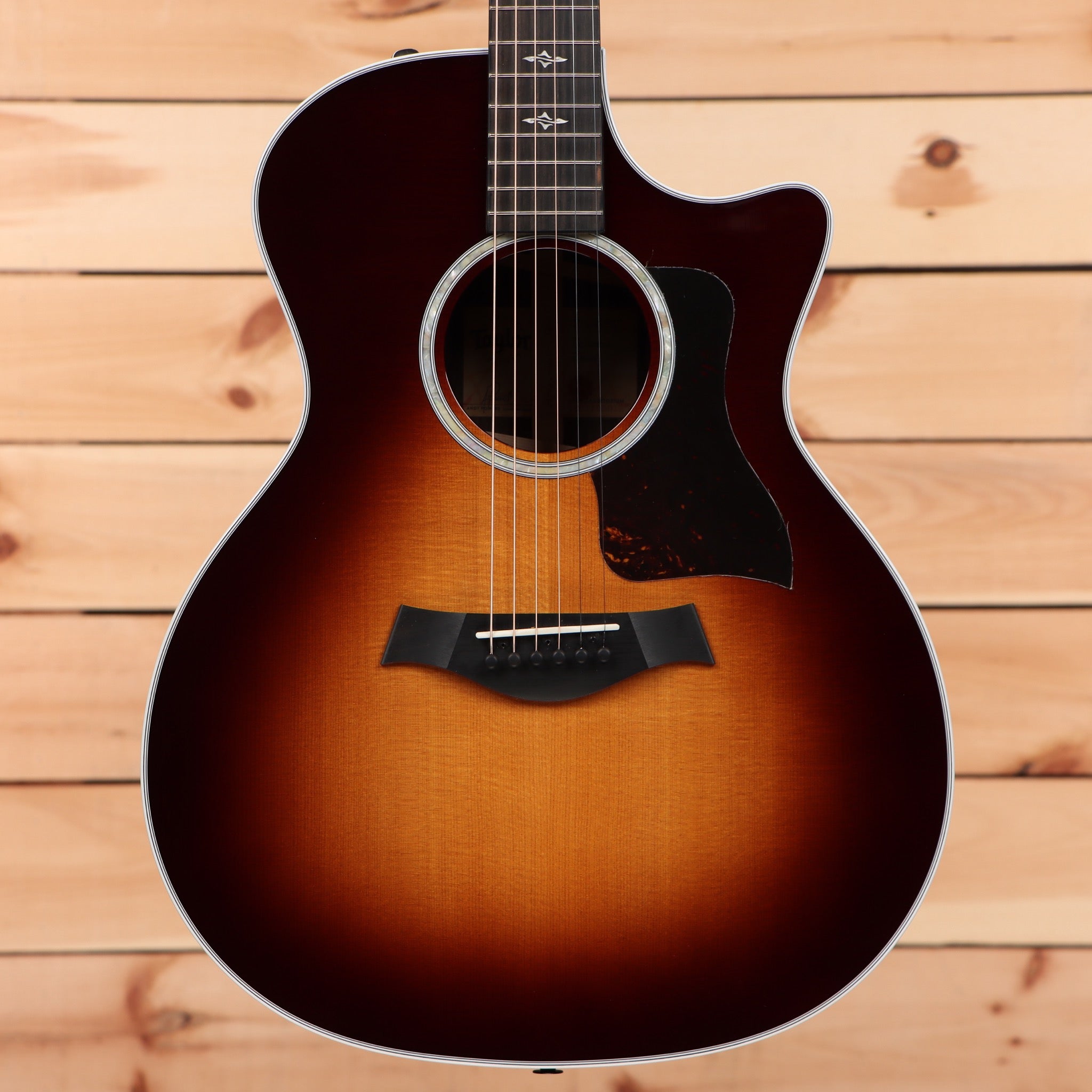 Taylor 414ce Grand Auditorium acoustic-electric guitar Tobacco Sunburst with venetian cutaway