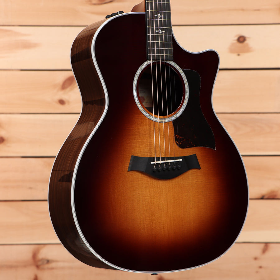 Taylor 414ce Grand Auditorium acoustic-electric guitar Tobacco Sunburst with venetian cutaway