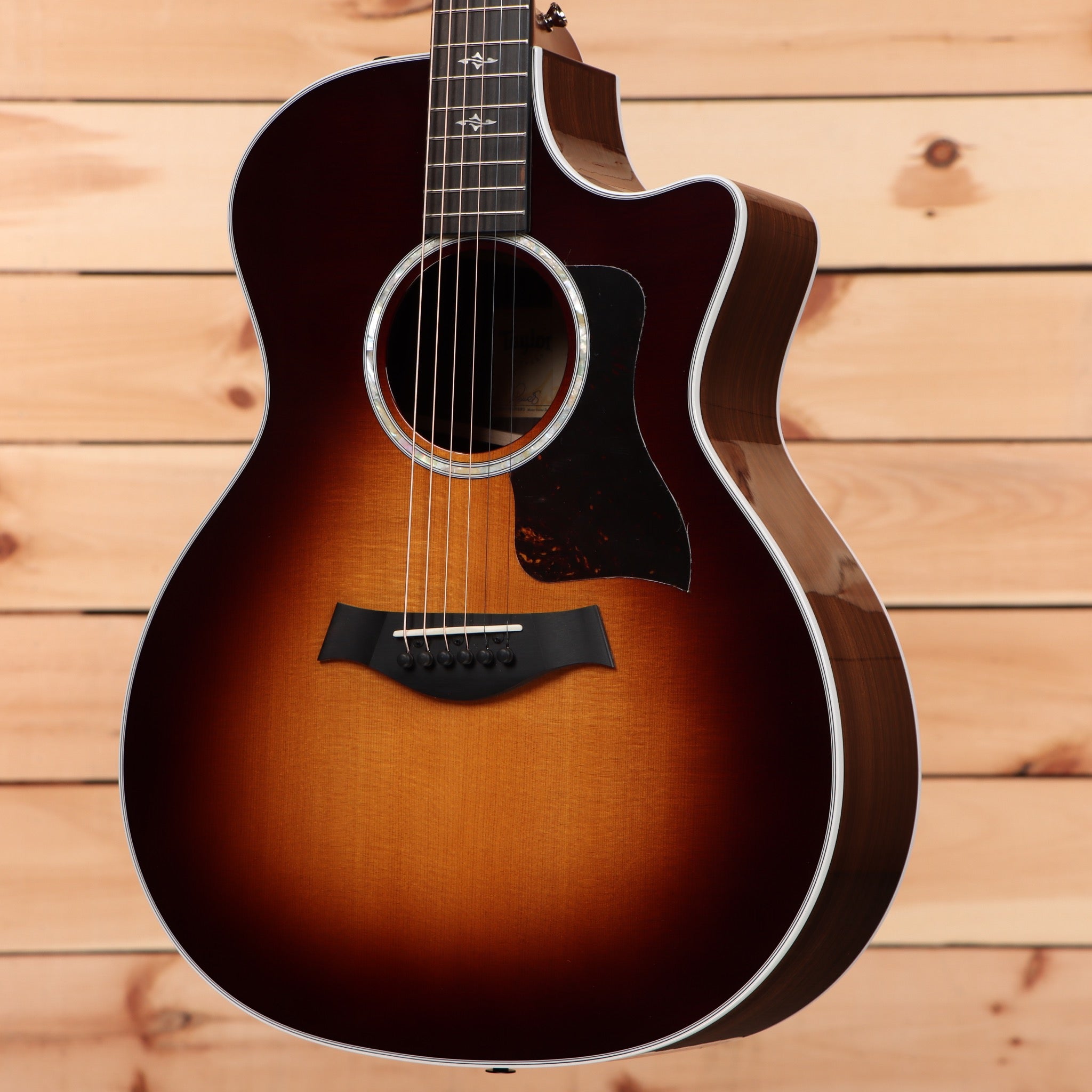 Taylor 414ce Grand Auditorium acoustic-electric guitar Tobacco Sunburst with venetian cutaway