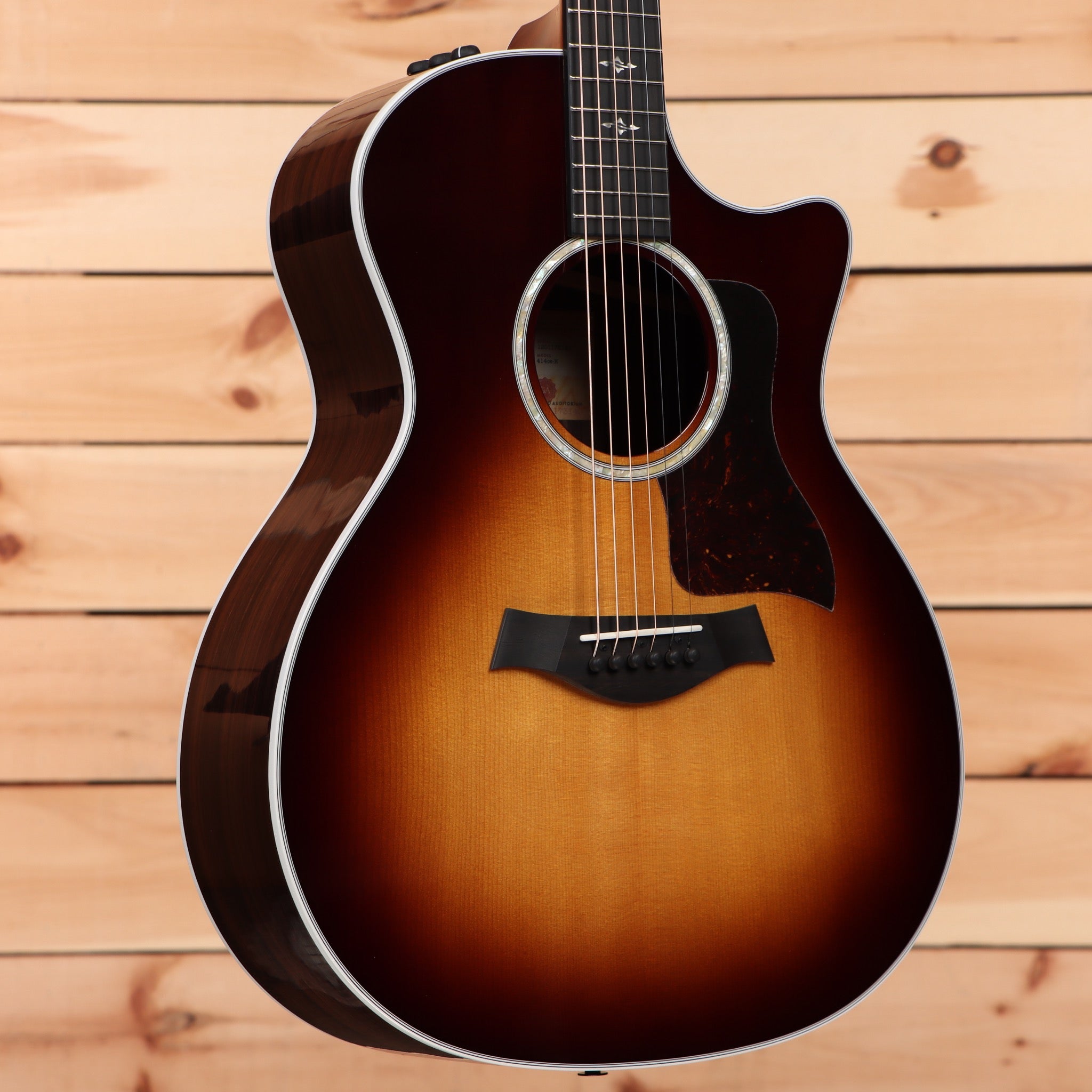 Taylor 414ce Grand Auditorium acoustic-electric guitar Tobacco Sunburst with Venetian cutaway