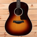 Taylor 417e Grand Pacific dreadnought acoustic guitar tobacco sunburst with black pickguard