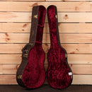 Taylor 417e dreadnought acoustic guitar Tobacco Sunburst with burgundy velvet-lined hard case