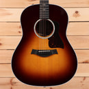 Taylor 417e dreadnought acoustic guitar tobacco sunburst with black pickguard
