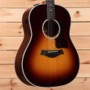 Taylor 417e dreadnought acoustic guitar tobacco sunburst with white binding and black pickguard