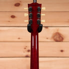 Gibson Les Paul Deluxe 70s electric guitar 70s Cherry Sunburst with dual humbuckers and cream tuners
