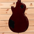 Gibson Les Paul Deluxe 70s electric guitar 70s Cherry with dual humbucker pickups and bound body