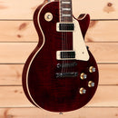 Gibson Les Paul 70s Deluxe wine red electric guitar with dual humbucker pickups and cream binding